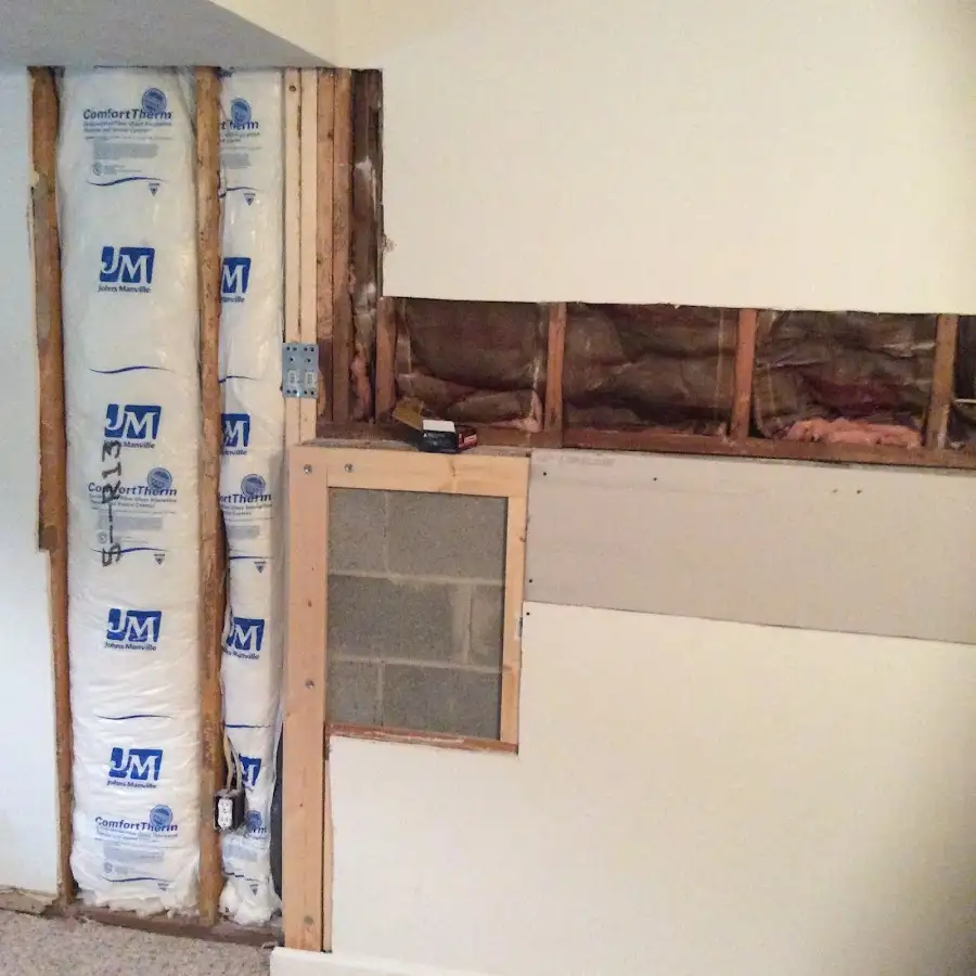 Wall insulation replacement during Odor Removal & Deodorization in Sauk Village